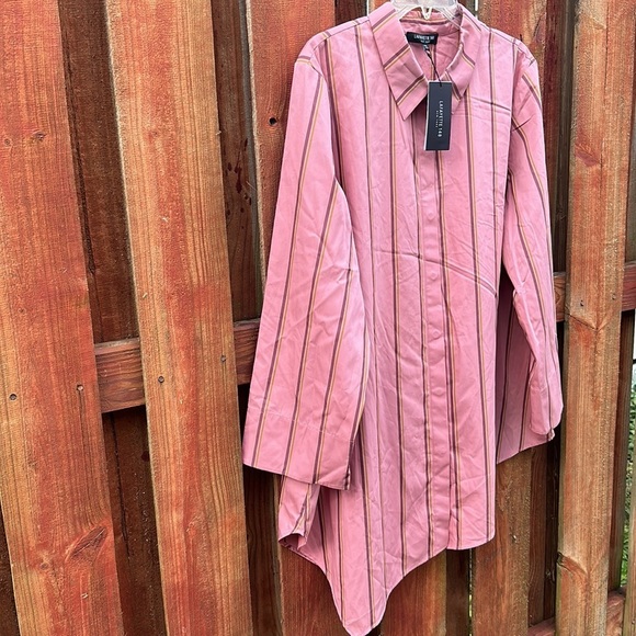 Layayette 148 New York Women Button Down Shirt Size XXL Vintage Rose Multi - Picture 3 of 16